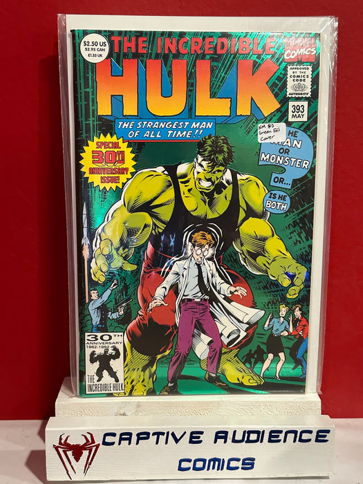 Incredible Hulk, The Vol. 1 #393 - Green Foil Cover - NM