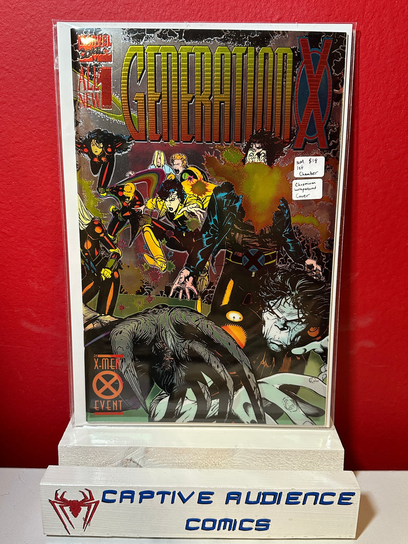 Generation X, Vol. 1 #1 - 1st Chamber Chromium Wraparound Cover - NM