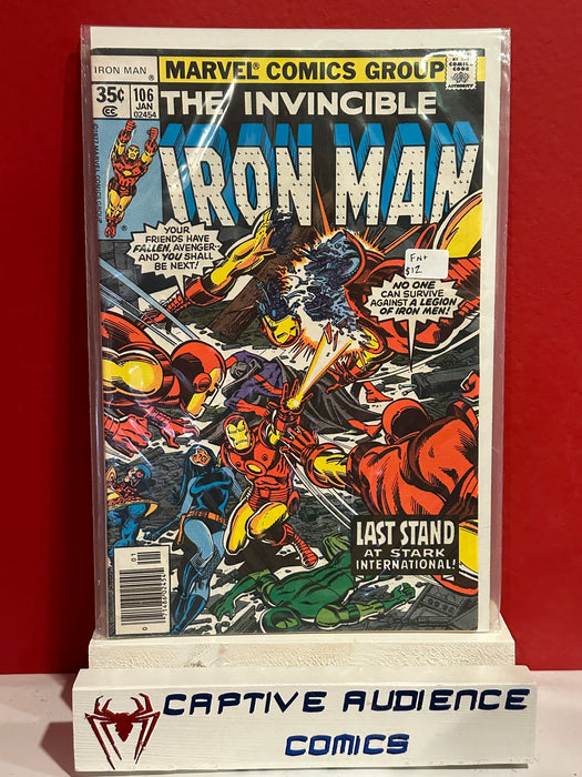 Iron Man, Vol. 1 #106 - FN+