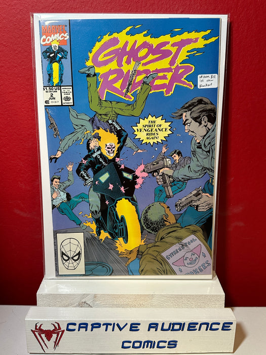 Ghost Rider, Vol. 2 #2 - 1st New Blackout - VF/NM