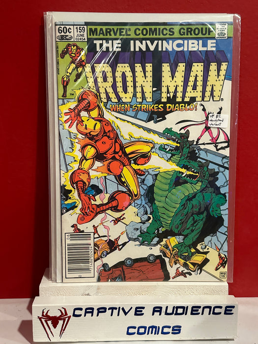 Iron Man, Vol. 1 #159 - Newsstand Variant - VF