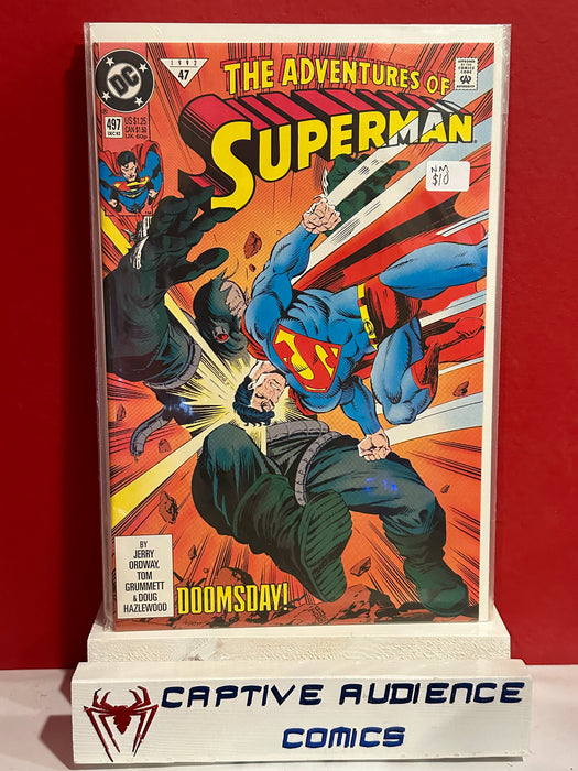 Adventures of Superman, The #497 - NM