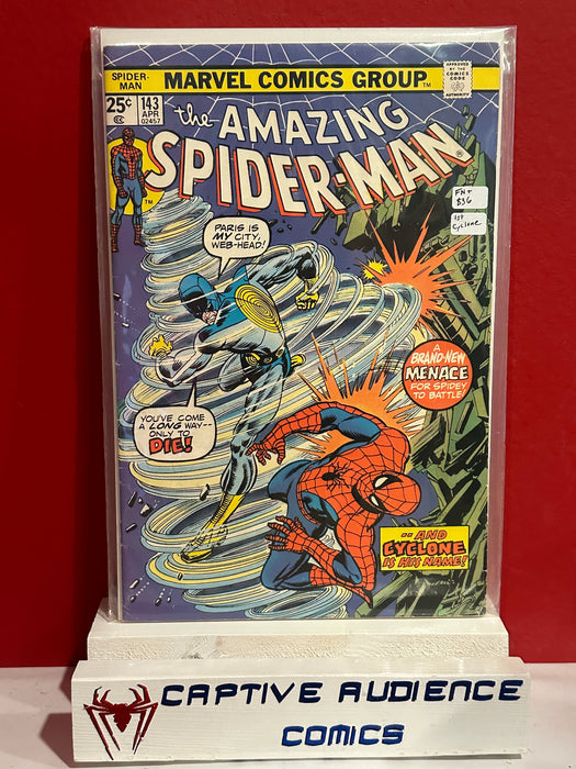 Amazing Spider-Man, The Vol. 1 #143 - 1st Cyclone - FN+