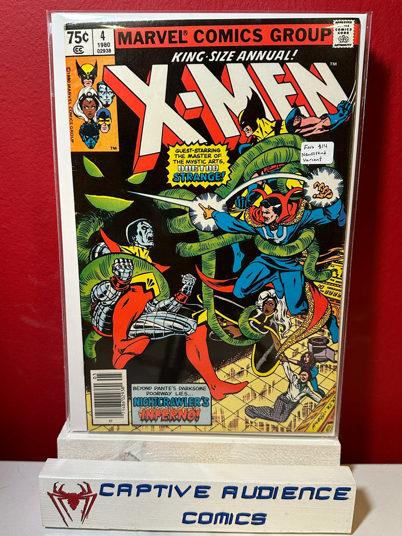 Uncanny X-Men, The Vol. 1 Annual #4 - Newsstand Variant - FN+