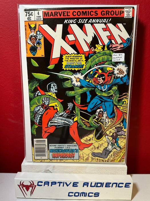Uncanny X-Men, The Vol. 1 Annual #4 - Newsstand Variant - FN+