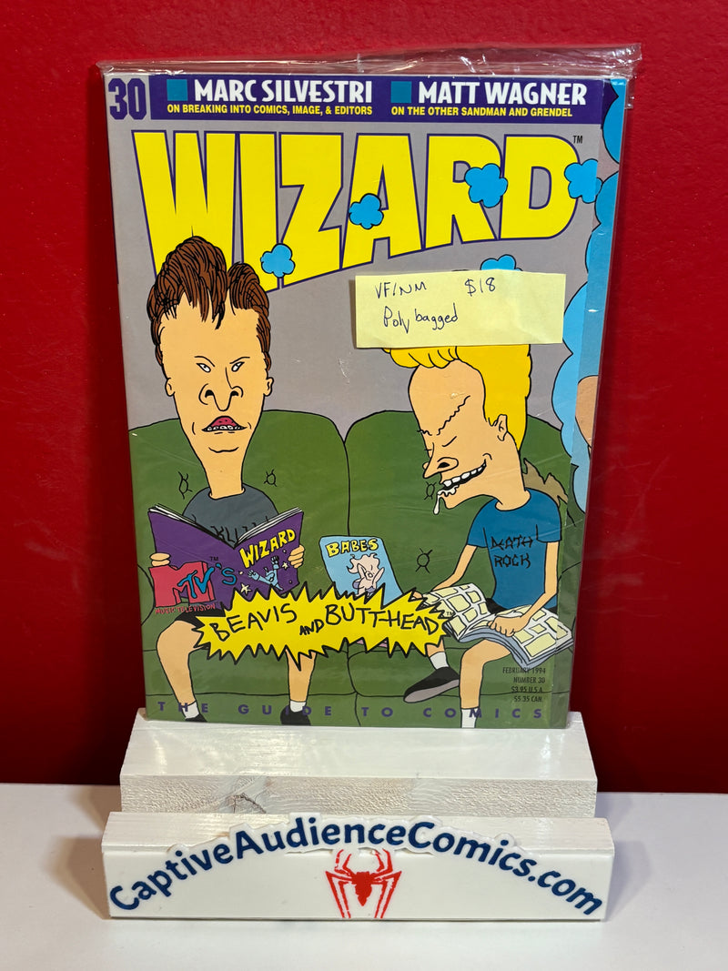Wizard Magazine #30 - Polybagged - VF/NM