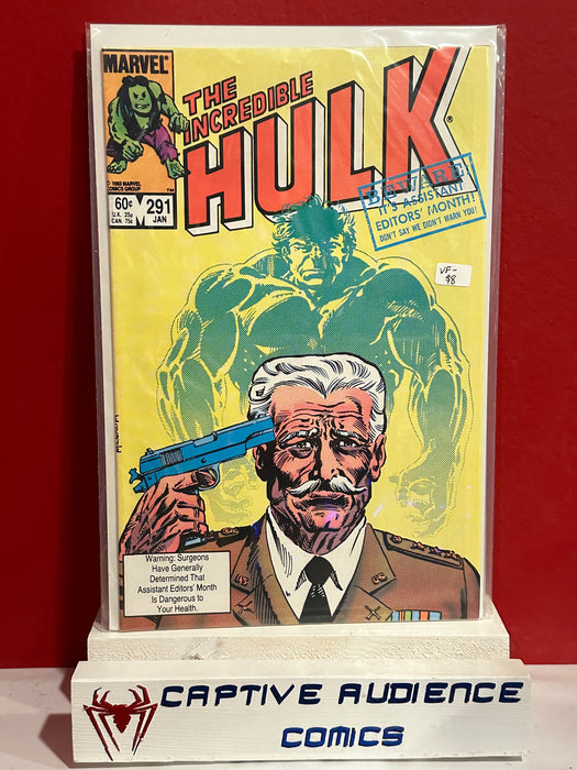 Incredible Hulk, The Vol. 1 #291 - VF-