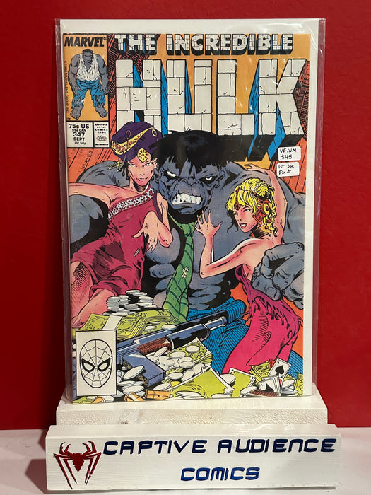 Incredible Hulk, The Vol. 1 #347 - 1st Joe Fixit - VF/NM