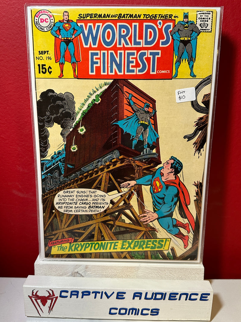 World's Finest Comics #196 - FN+