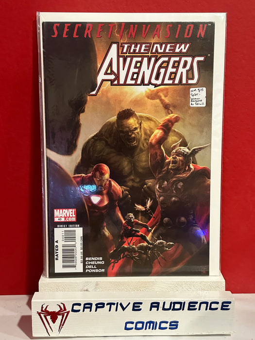 New Avengers, Vol. 1 #40 - Spider-Woman Revealed as Skrull - NM