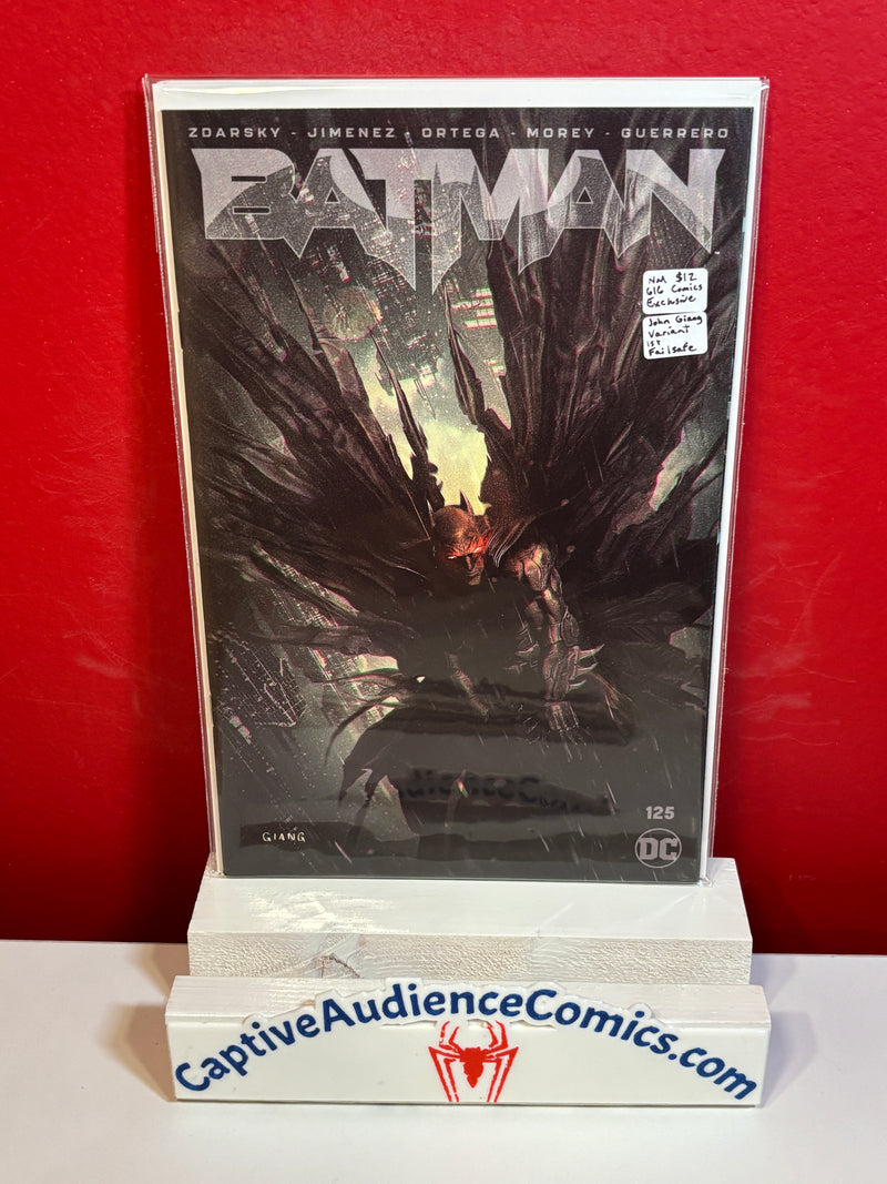 Batman, Vol. 3 #125 - 616 Comics Exclusive - John Giang Variant - 1st Fail Safe - NM