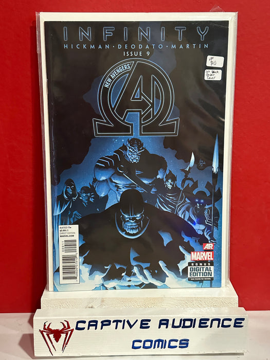 New Avengers, Vol. 3 #9 - 1st Black Order Cover - VF