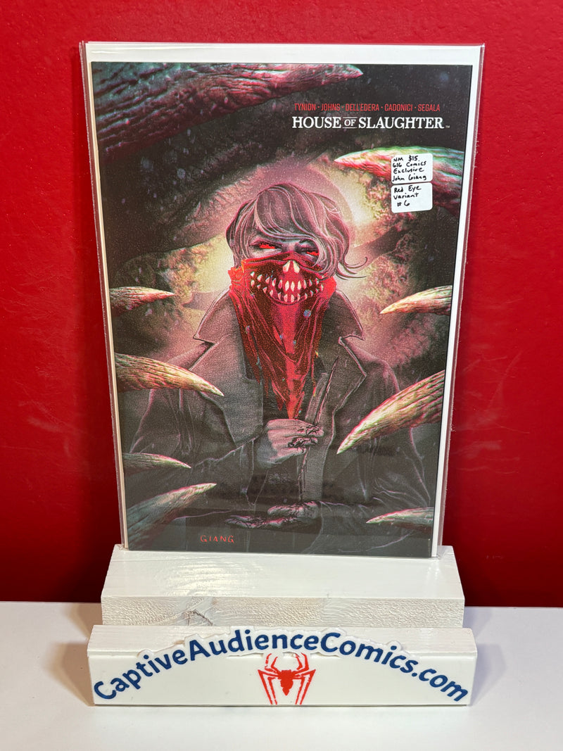 House of Slaughter #6 - 616 Comics Exclusive John Giang Red Eye Variant - NM