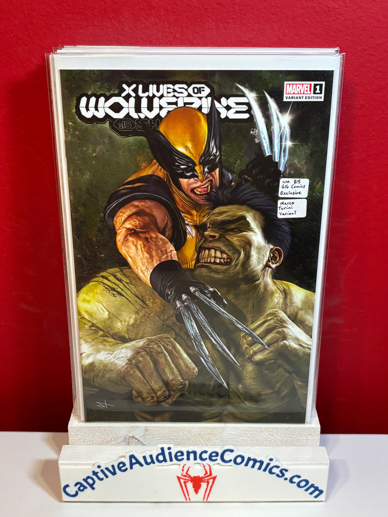 X Lives of Wolverine #1 - 616 Comics Exclusive Marco Turini Variant - NM