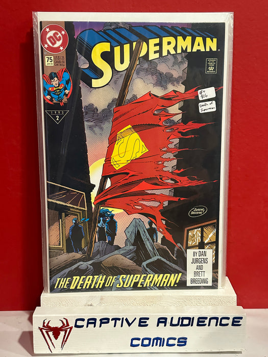 Superman, Vol. 2 #75 - Death of Superman- VF+