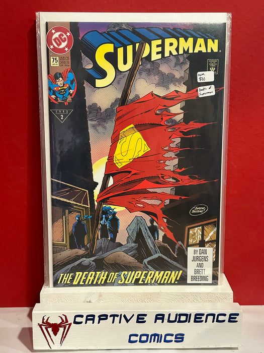 Superman, Vol. 2 #75 - Death of Superman- NM