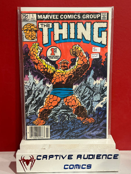 Thing, The Vol. 1 #1 - Newsstand Variant - VF-