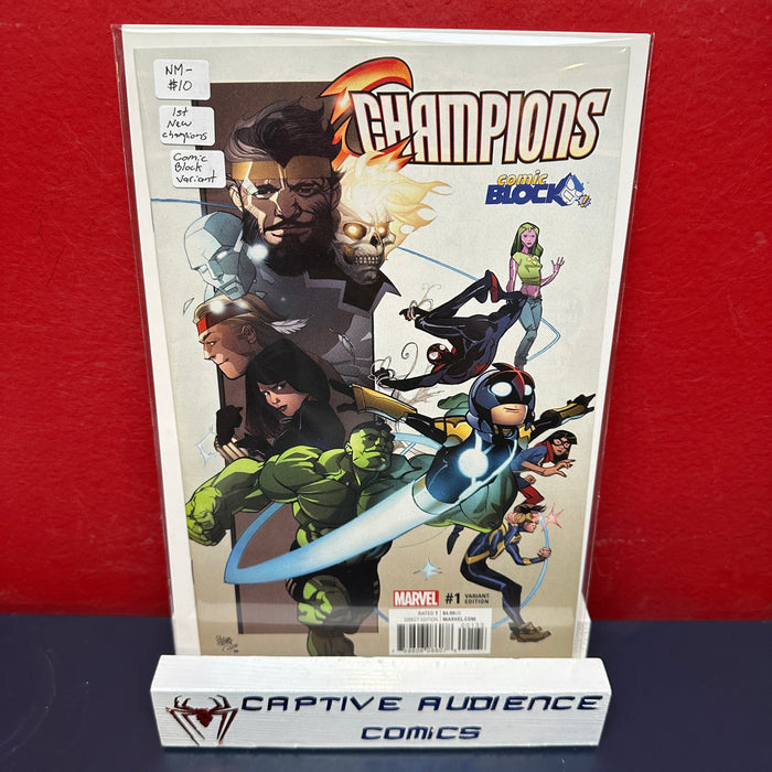 Champions, Vol. 2 #1 - 1st New Changers Comic Block Variant - NM-