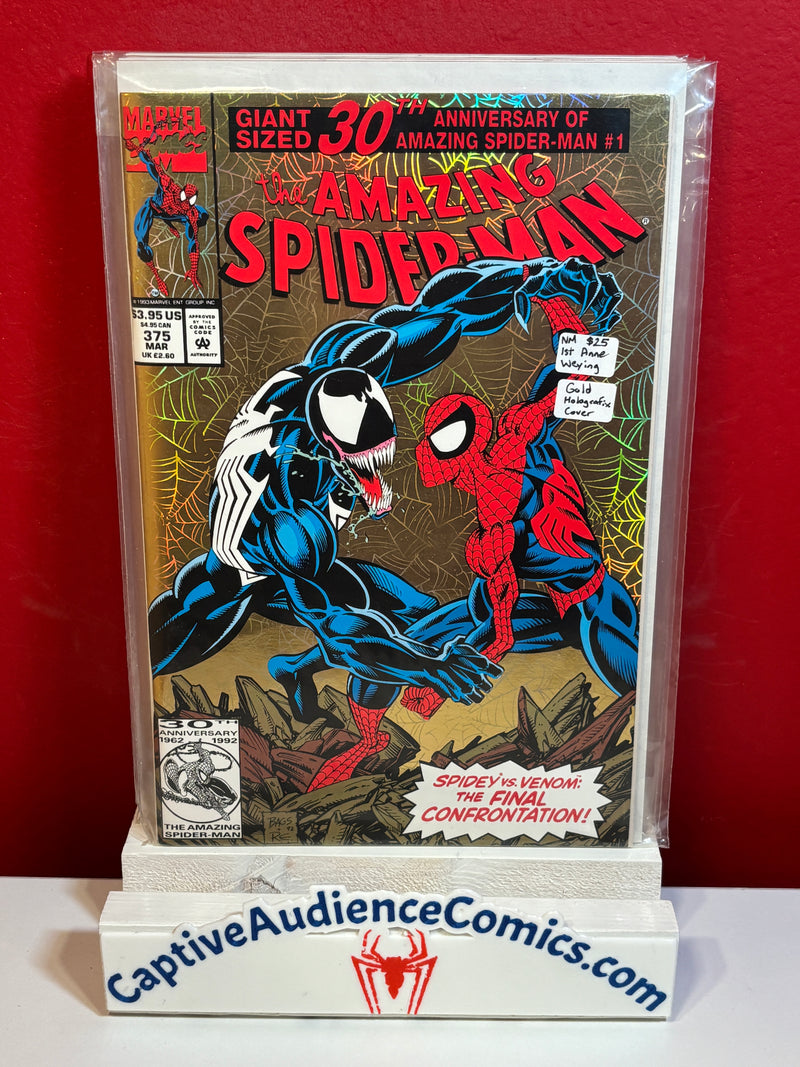 Amazing Spider-Man, The Vol. 1 #375 - 1st Anne Weying Gold Holofoil Cover - NM