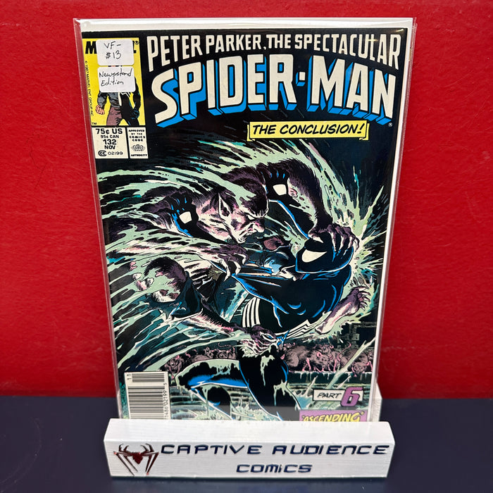 Spectacular Spider-Man, The Vol. 1 #132 - Newsstand Edition - VF-