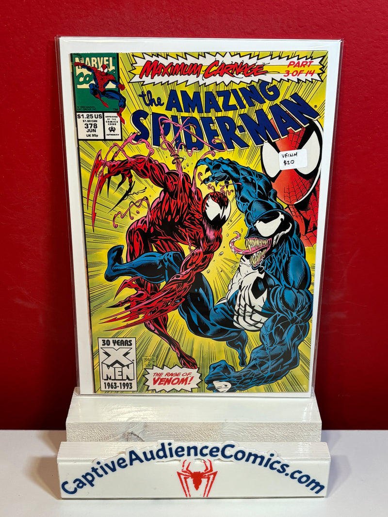 Amazing Spider-Man, The Vol. 1 #378 - Maximum Carnage - VF/NM
