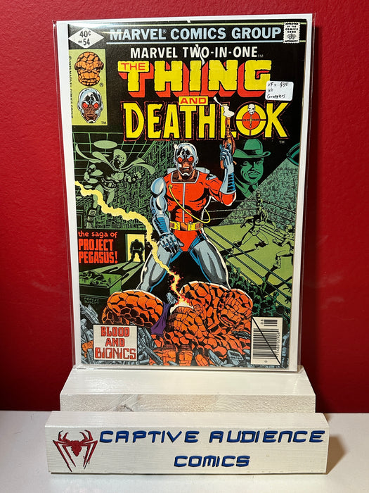 Marvel Two-In-One #54 - 1st Grapplers - VF