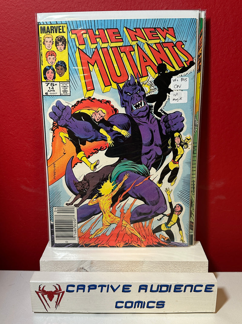 New Mutants, Vol. 1 #14 - CPV - 1st Magik - VF+