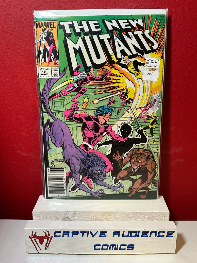 New Mutants, Vol. 1 #16 - 1st James Proudstar - CPV - VF/NM