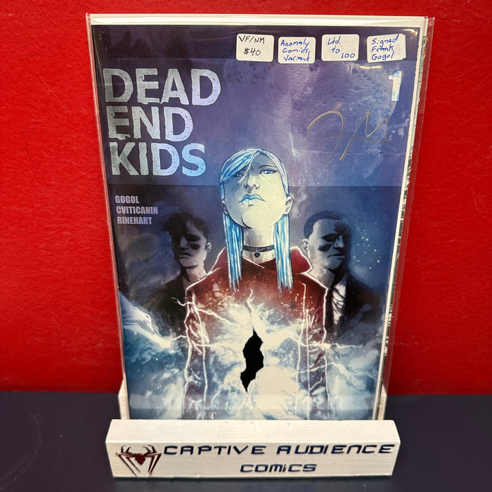 Dead End Kids #1 - Anomaly Comics Variant - Ltd. to 100 - Signed Frank Gogol - VF/NM