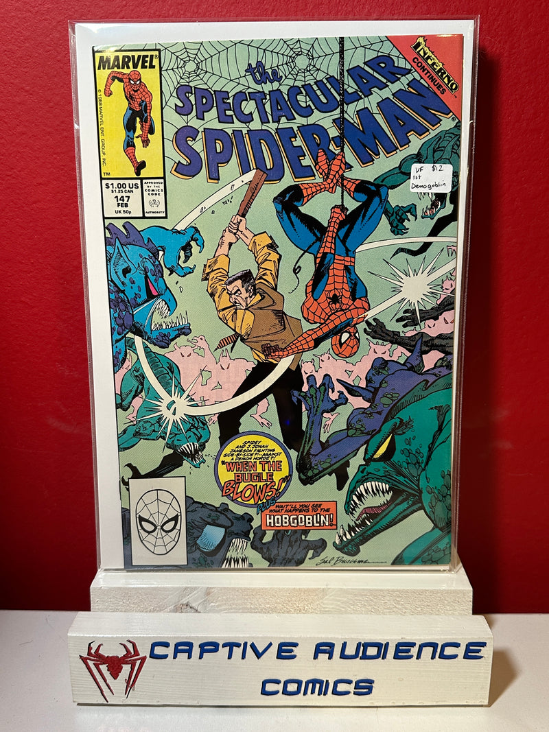 Spectacular Spider-Man, The Vol. 1 #147 - 1st Demogoblin - VF