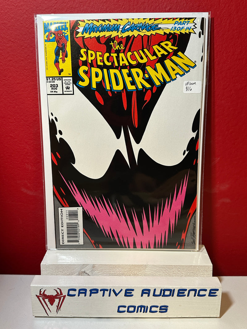 Spectacular Spider-Man, The Vol. 1 #203 - VF/NM