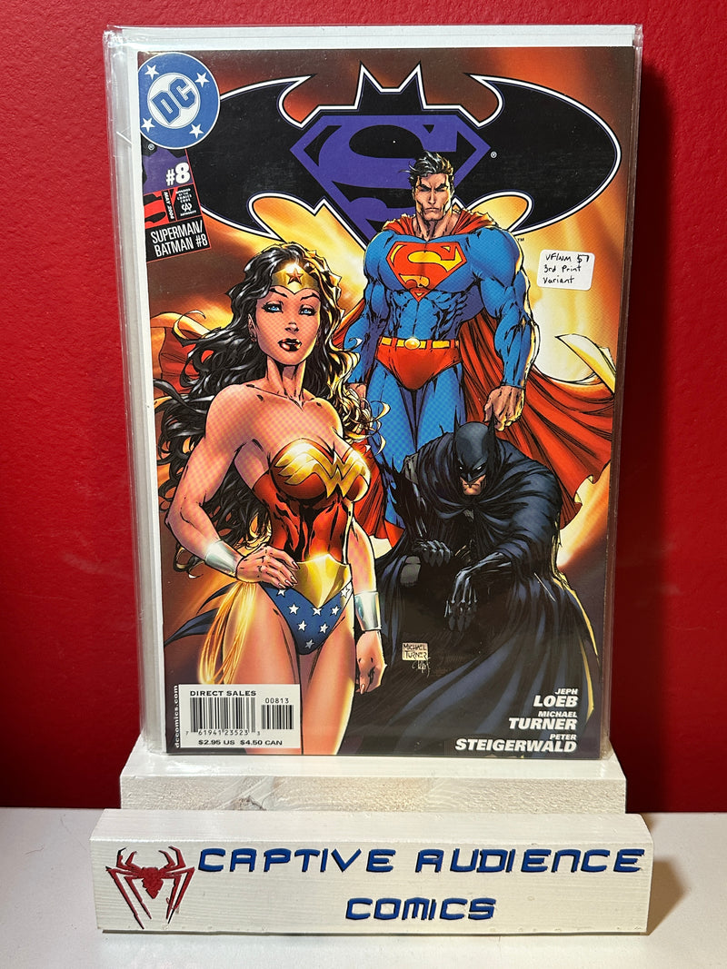 Superman / Batman #8 - 3rd Print Variant - VF/NM