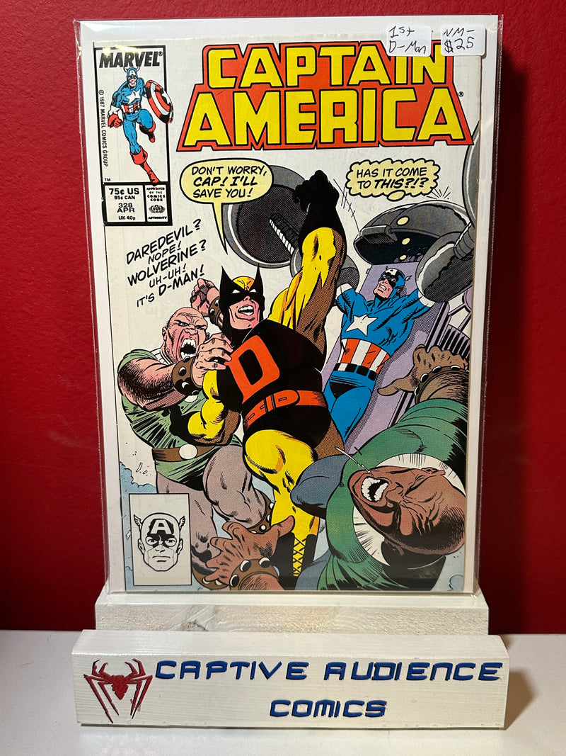 Captain America, Vol. 1 #328 - 1st D-Man - NM-