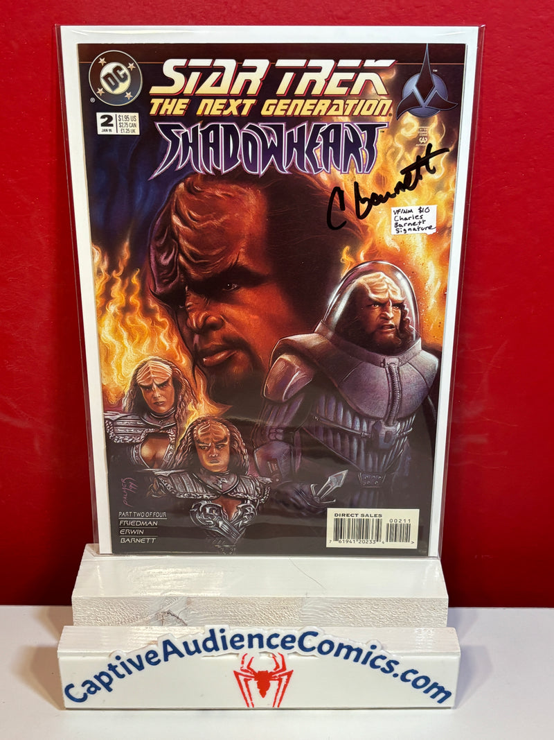 Star Trek: The Next Generation - Shadowheart #2 - Charles Barnet Signature - VF/NM