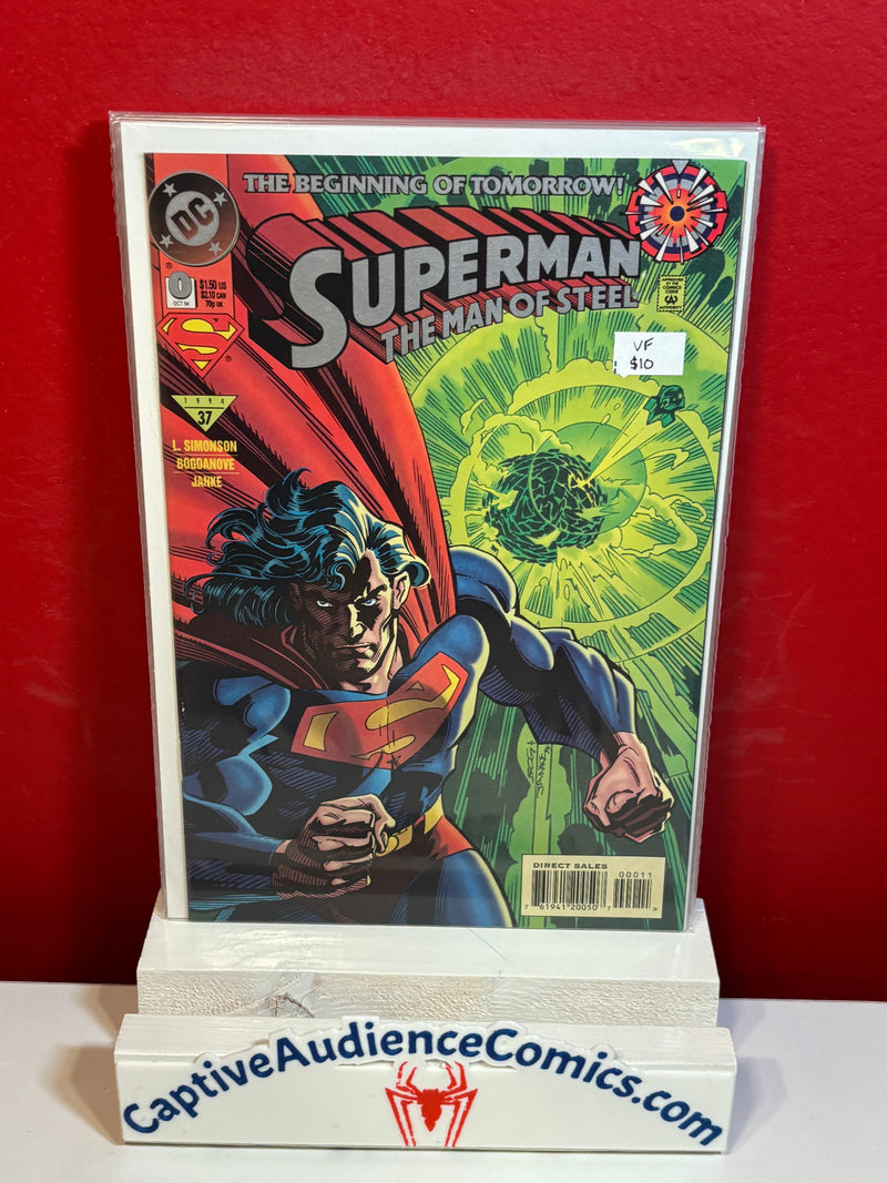 Superman: The Man of Steel #0 - VF