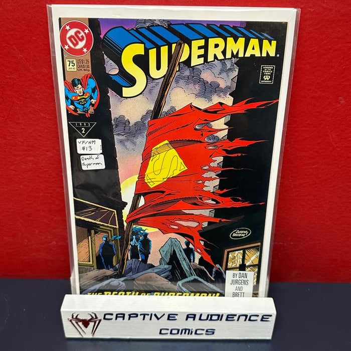 Superman, Vol. 2 #75 - Death of Superman - VF/NM