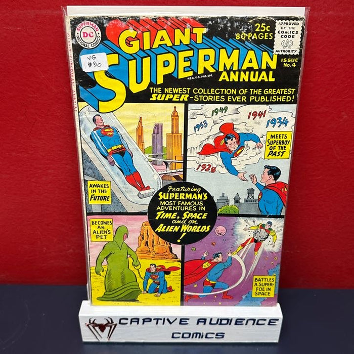 Superman, Vol. 1 Annual #4 - VG