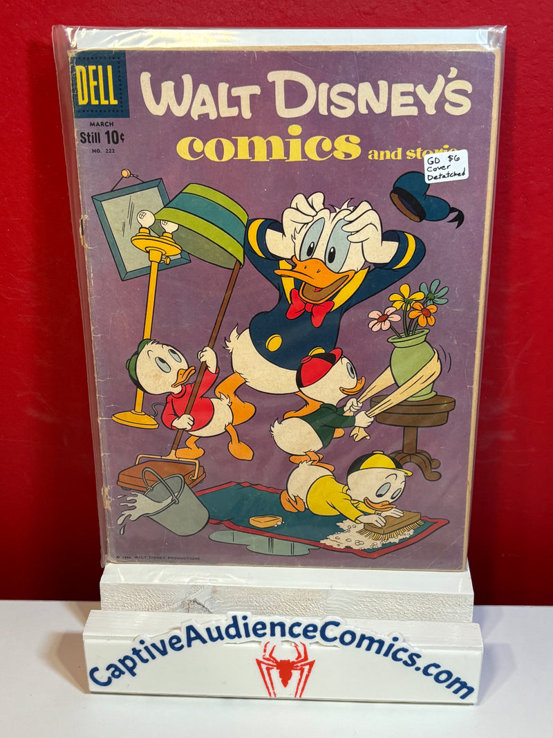 Walt Disney's Comics and Stories #222 - Cover Detached - GD