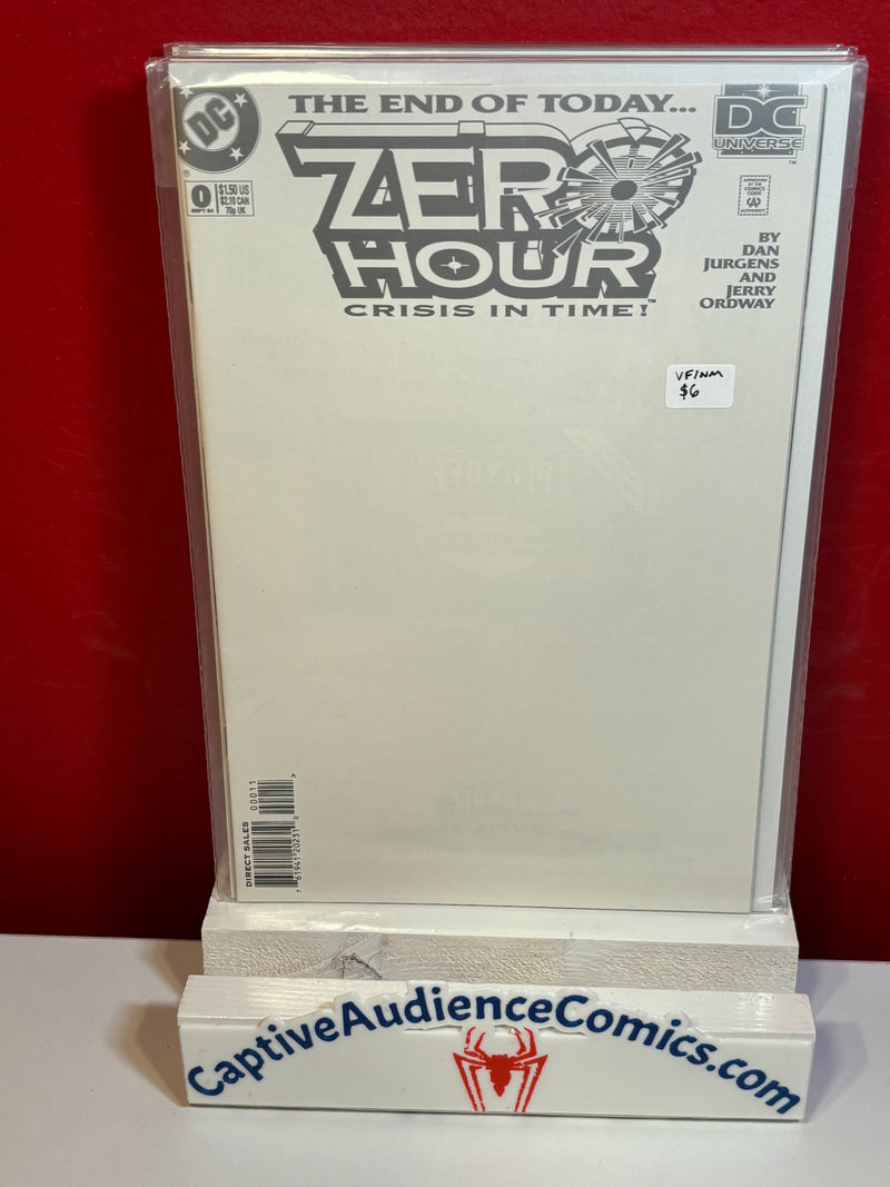 Zero Hour: Crisis in Time #0 - VF/NM