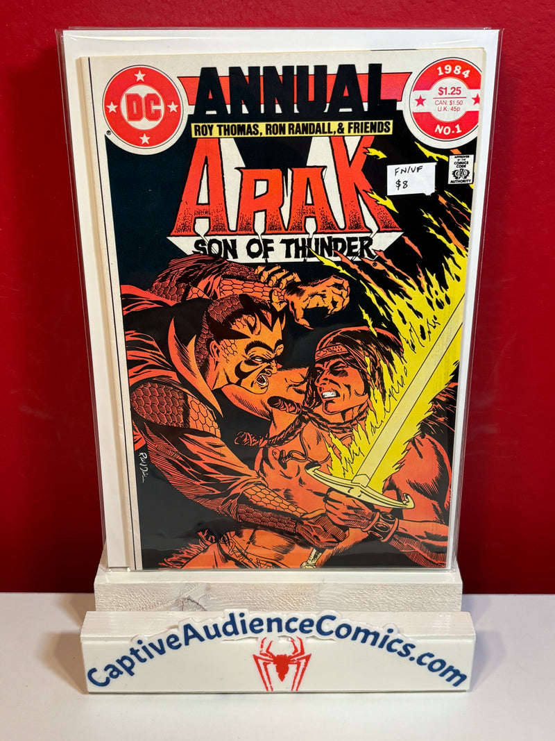 Arak: Son of Thunder Annual #1 - FN/VF