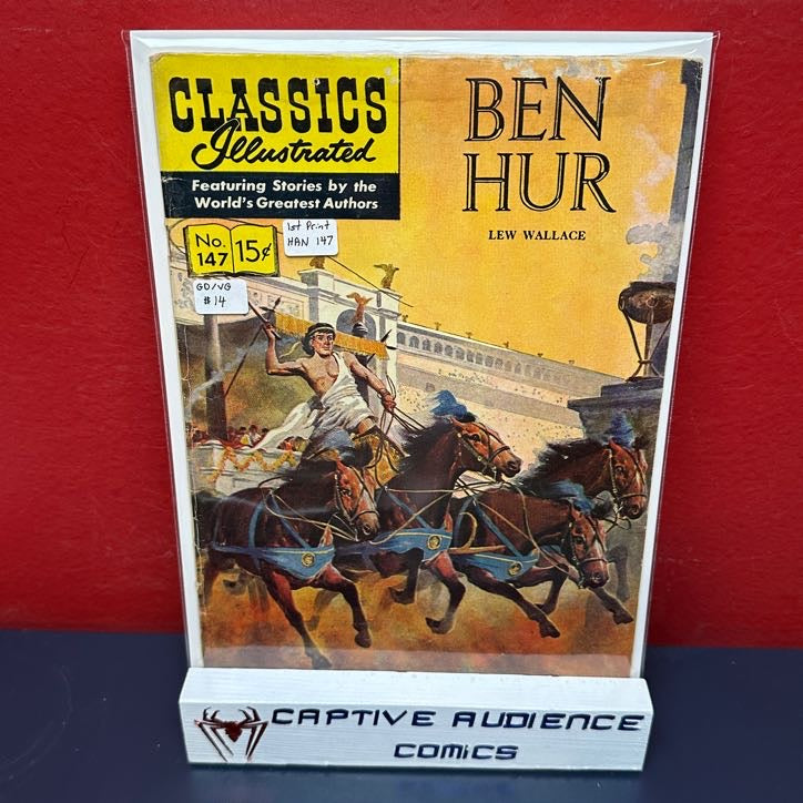 Classics Illustrated #147 - 1st Print - GD/VG