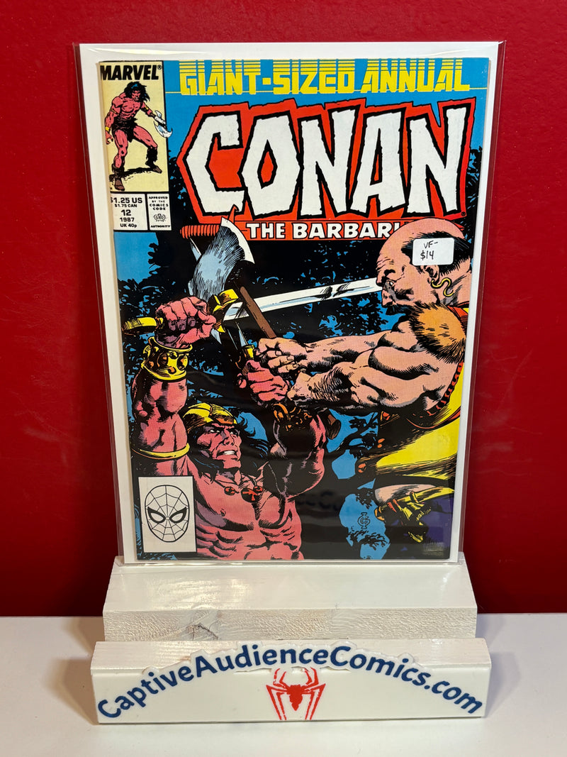 Conan the Barbarian, Vol. 1 Annual #12 - VF-