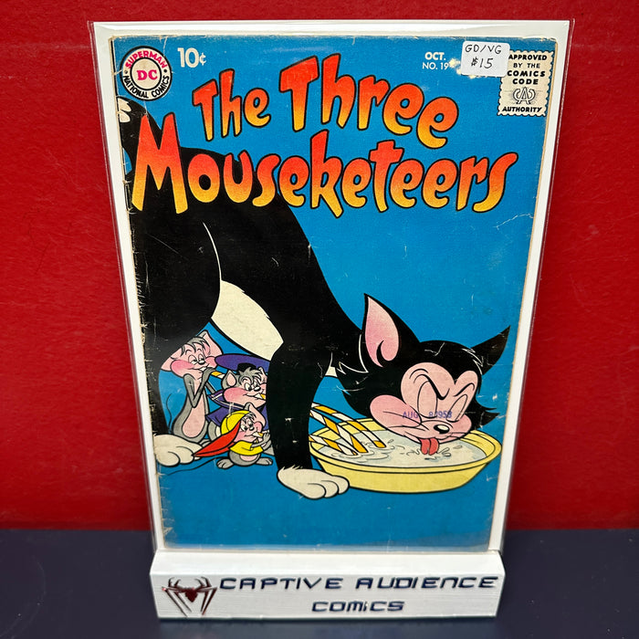 Three Mouseketeers, Vol. 1 #19 - GD/VG