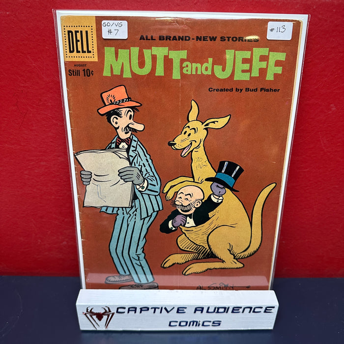 Mutt and Jeff #113 - GD/VG