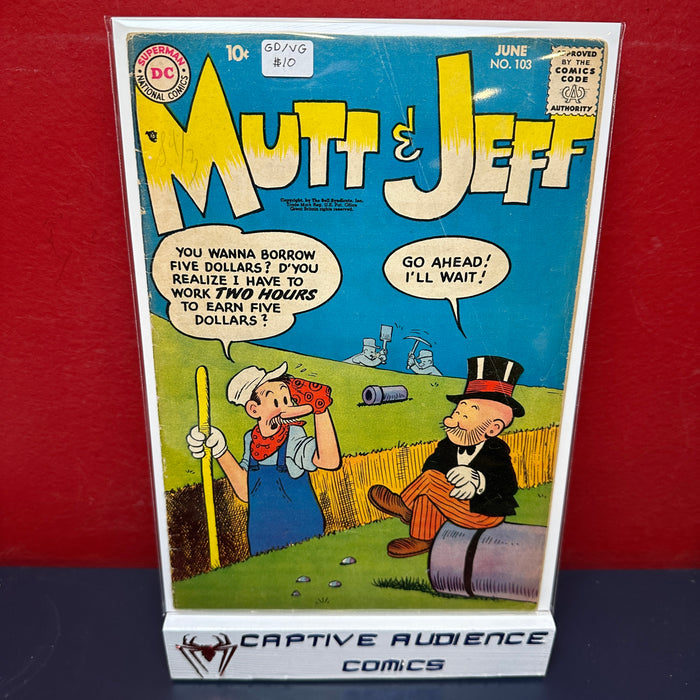 Mutt and Jeff #103 - GD/VG