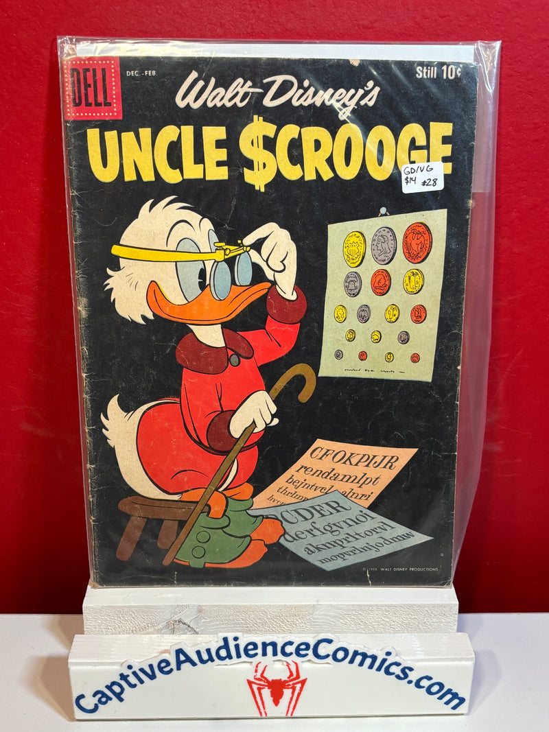 Walt Disney's Uncle Scrooge #28 - GD/VG