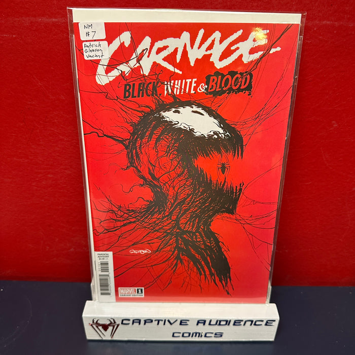 Carnage: Black, White & Blood #1 - Patrick Gleason Variant - NM