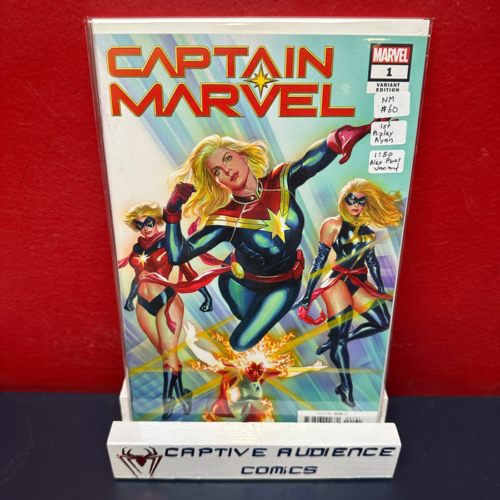 Captain Marvel, Vol. 11 #1 - 1st Ripley Ryan - 1:50 Alex Ross Variant - NM