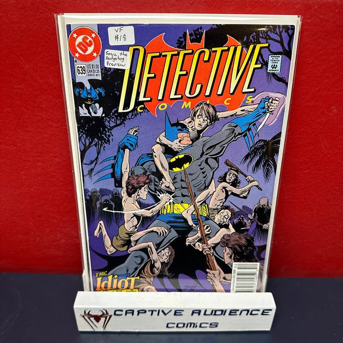 Detective Comics, Vol. 1 #639 - Sonic the Hedgehog Preview - VF