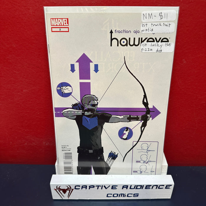 Hawkeye, Vol. 4 #2 - 1st Track Suit Mafia - 1st Lucky Pizza Dog - NM-